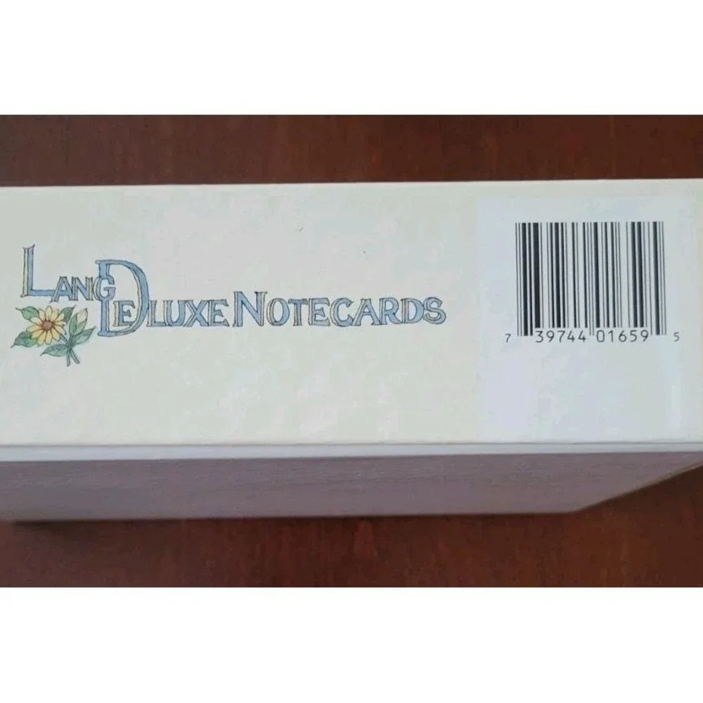 1996 Lang Deluxe Notecard Set Of 16 